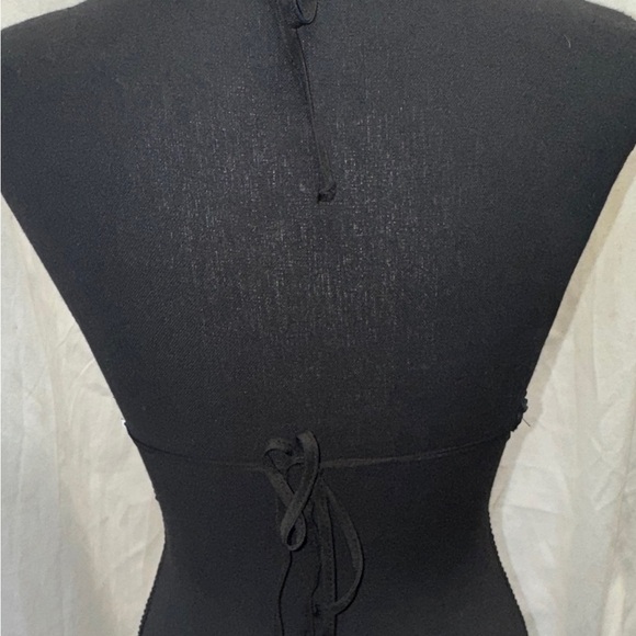 Silver Sequin Halter Top Size Small - Picture 2 of 6